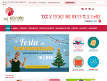 Tablet Screenshot of abrale.org.br